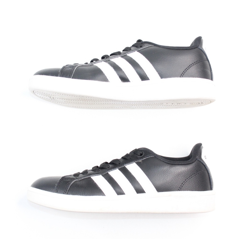 Adidas Cloudfoam Advantage 3 White Stripe Sneakers - Picture 6 of 8